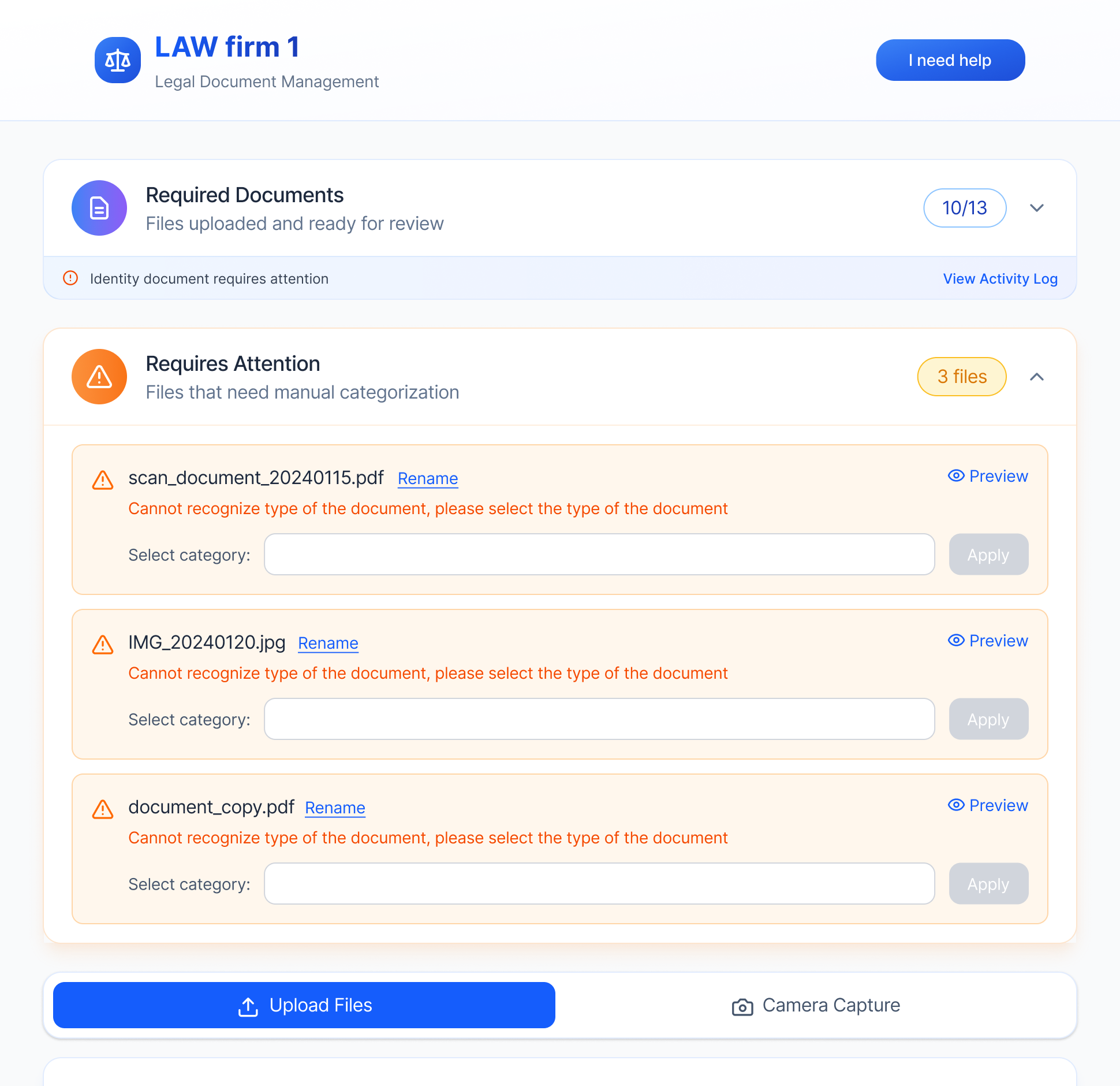 Client View